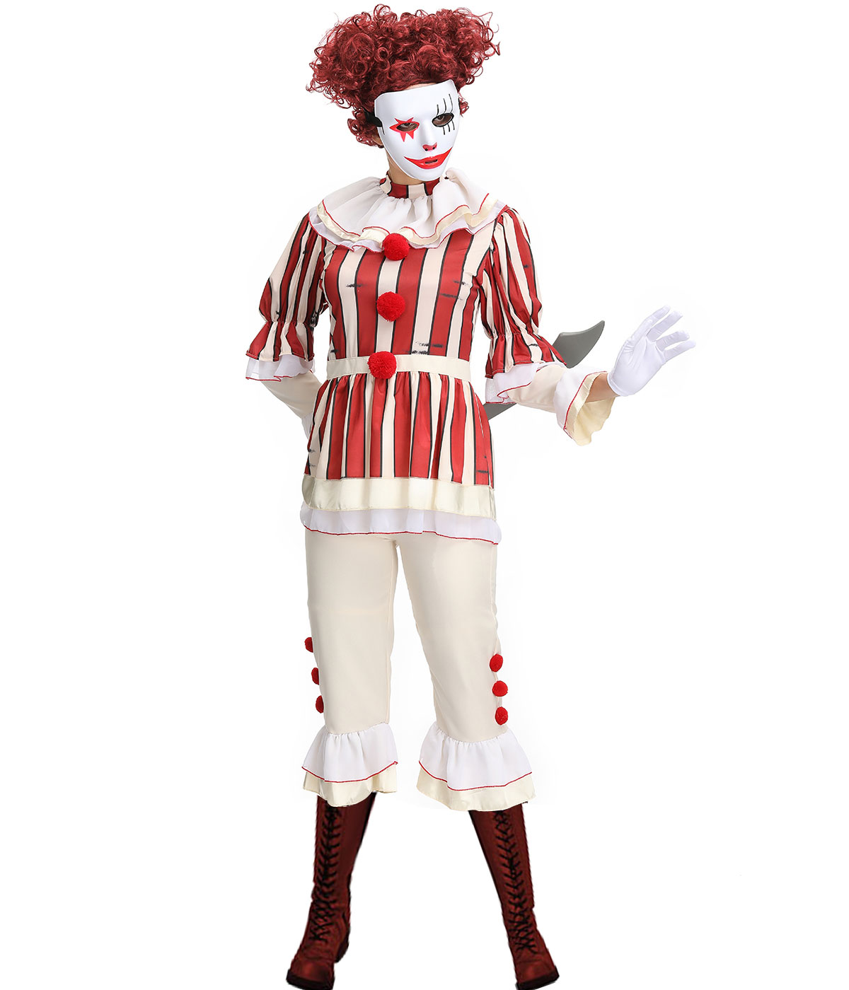 F1915 sexy clown costume for women